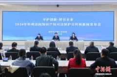 2025年杭州受理知识产权案近1.3万件 涉A 